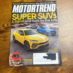 Motor Trend Magazine Nov 2019 Super SUVs